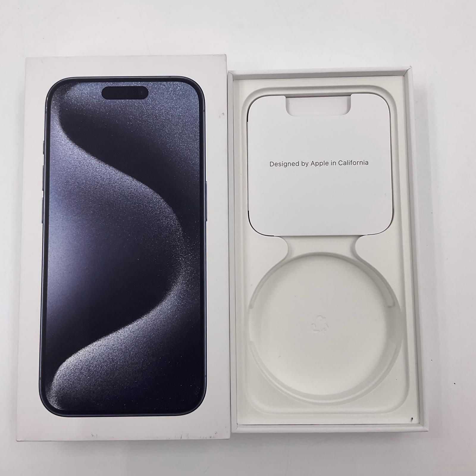 iPhone 15 Pro 512GB ブルーチタニウム SIMフリー 白ロム 動作確認済 