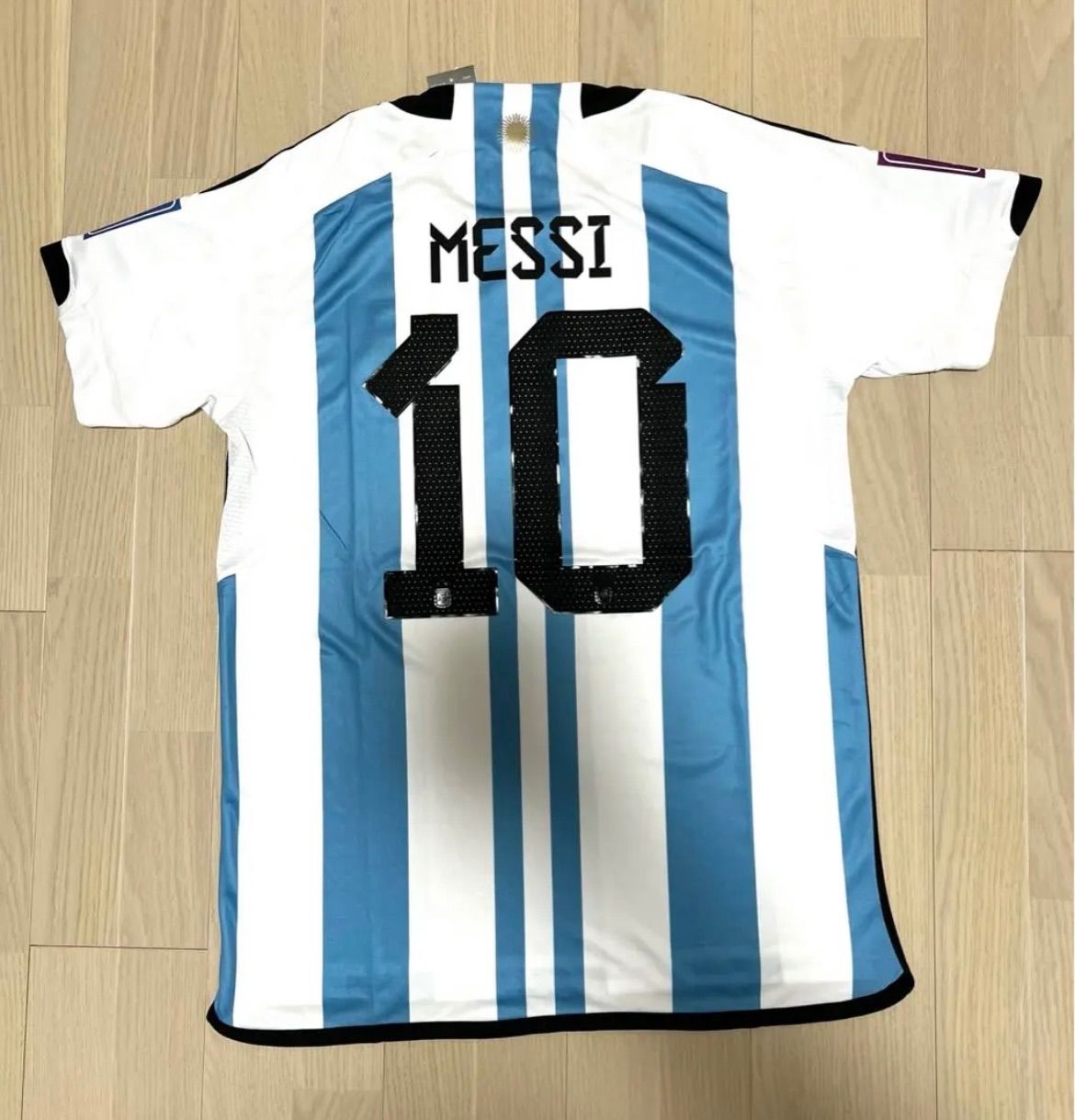 恵みの時 アルゼンチン代表 ユニフォーム メッシ カタールW杯 MESSI 10