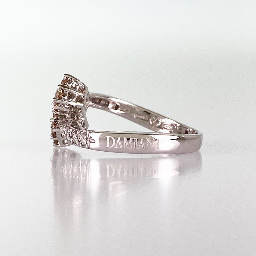 ダミアーニ Damiani フラワーシリーズ K18WG ダイヤモンド 15.5号(55