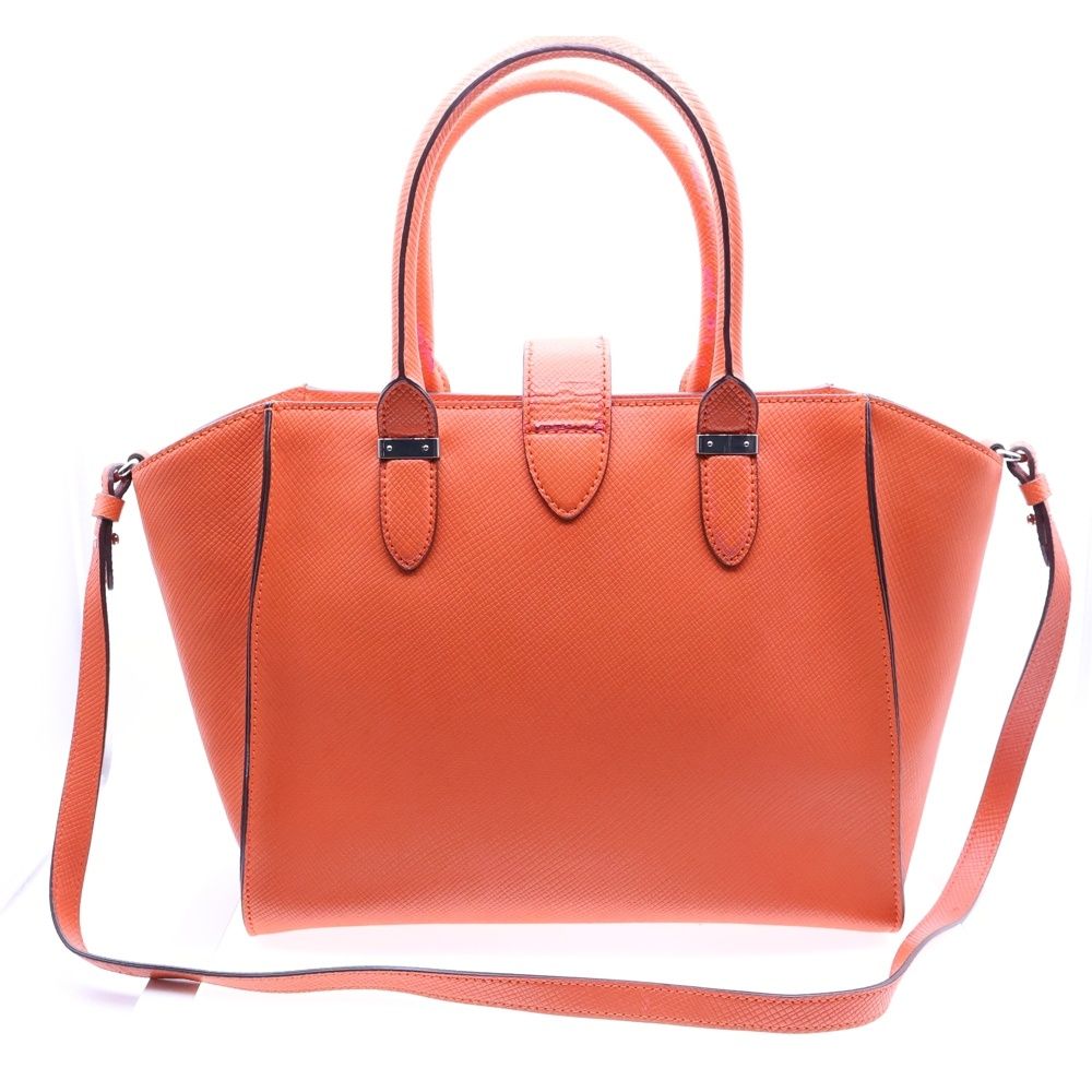 美白　LAUREN RALPH LAUREN 2way ハンドバッグ　ゴールド ラルフローレン》フォーマル ハンドバッグ リザード柄 2way 白