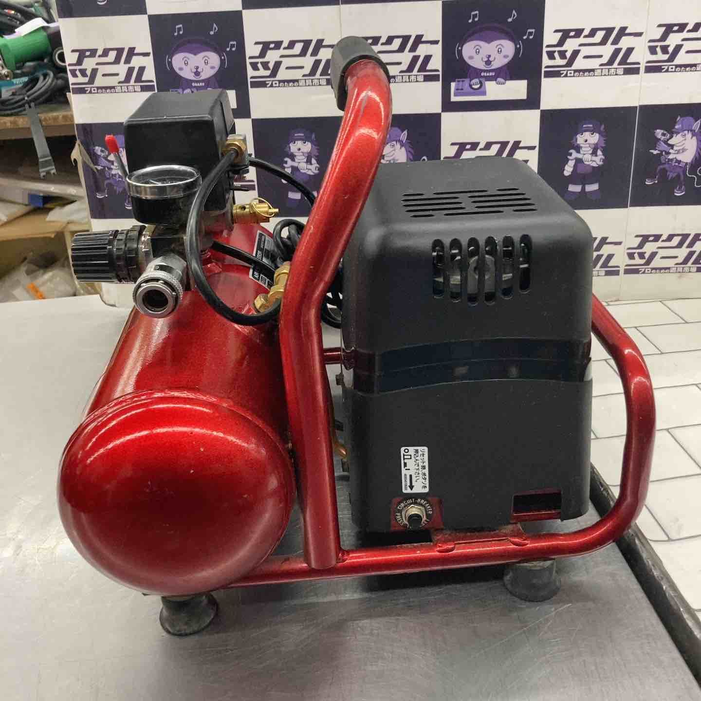 藤原産業 エアーコンプレッサー SR-045 オイルレス 4L ※ジャンク＠140