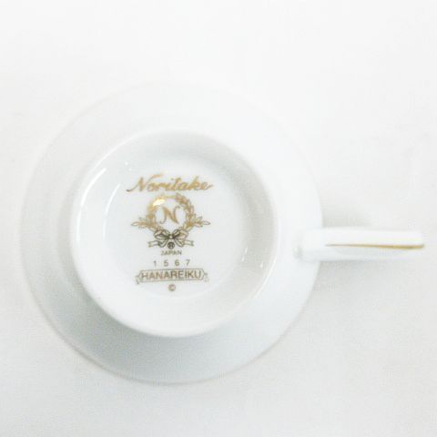 Noritake ノリタケ ハナレイク 華麗句 カップ＆ソーサー 4客セット