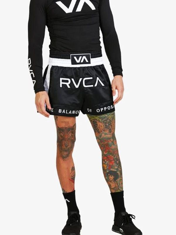 RVCA ルーカ パンツ ショートパンツ メンズ レディース ジム トレーニング ボクシング 総合 キックボクシング ムエタイ ハーフパンツ ムエタイトランクス  スポーツウェア キックパンツ RVCA VA ロゴ ルカ 刺繍 BC042-603 - メルカリ