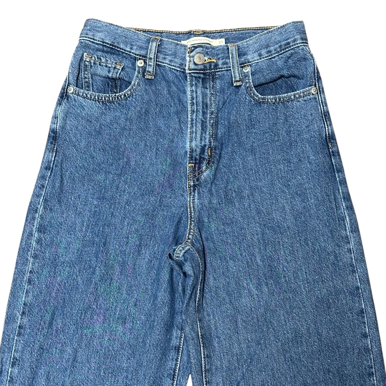LEVI'S HIGH WAISTED STRAIGHT ハイウエスト ルーズ ストレートデニム