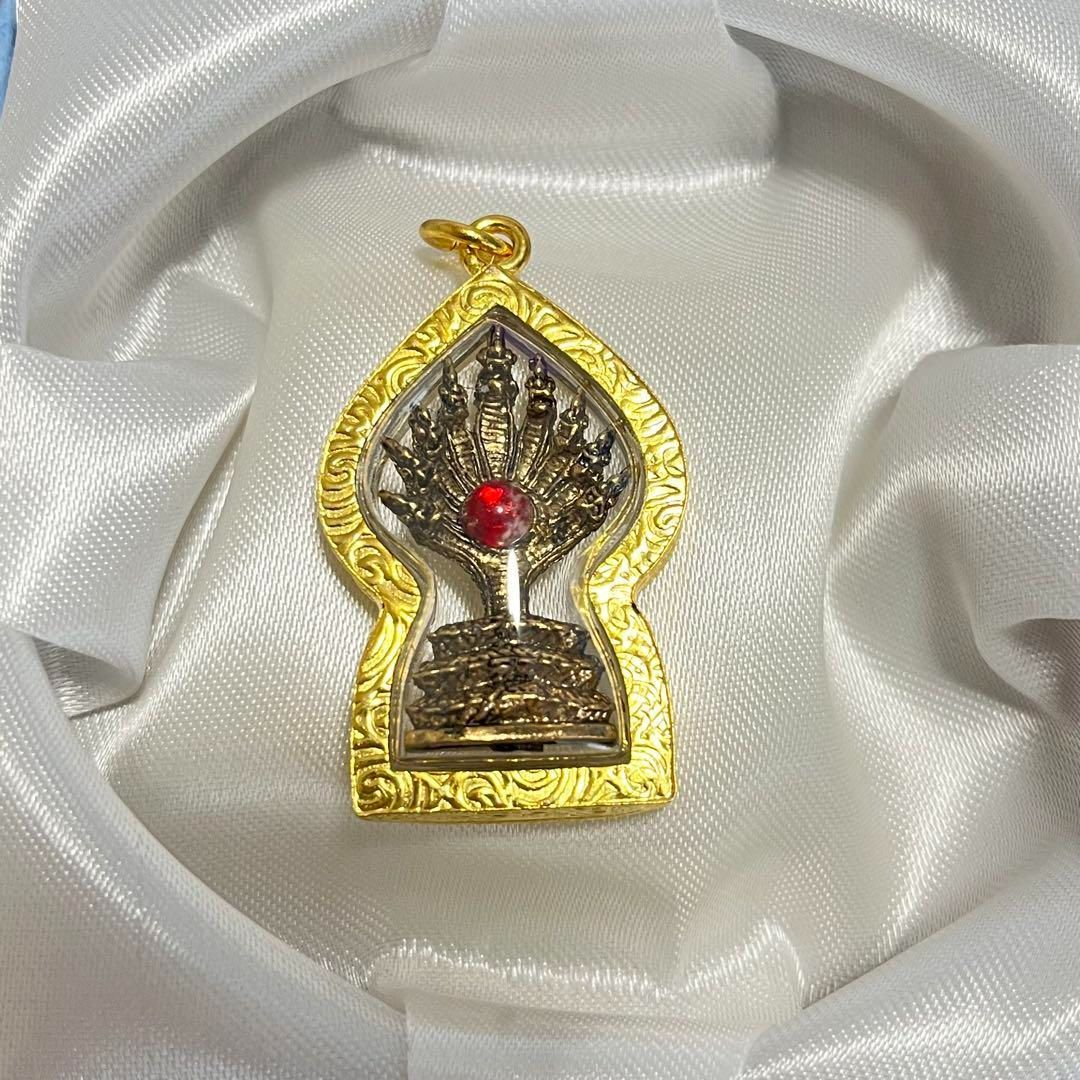 プラクルアン 九頭ナーガ 蛇 龍 守護 霊蛇神 金運 厄除 精神 護符