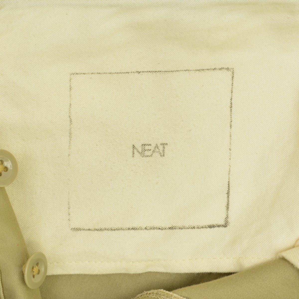 NEAT】GIZA Moleskin Beltless (paint) ギザ モールスキン ベルトレス