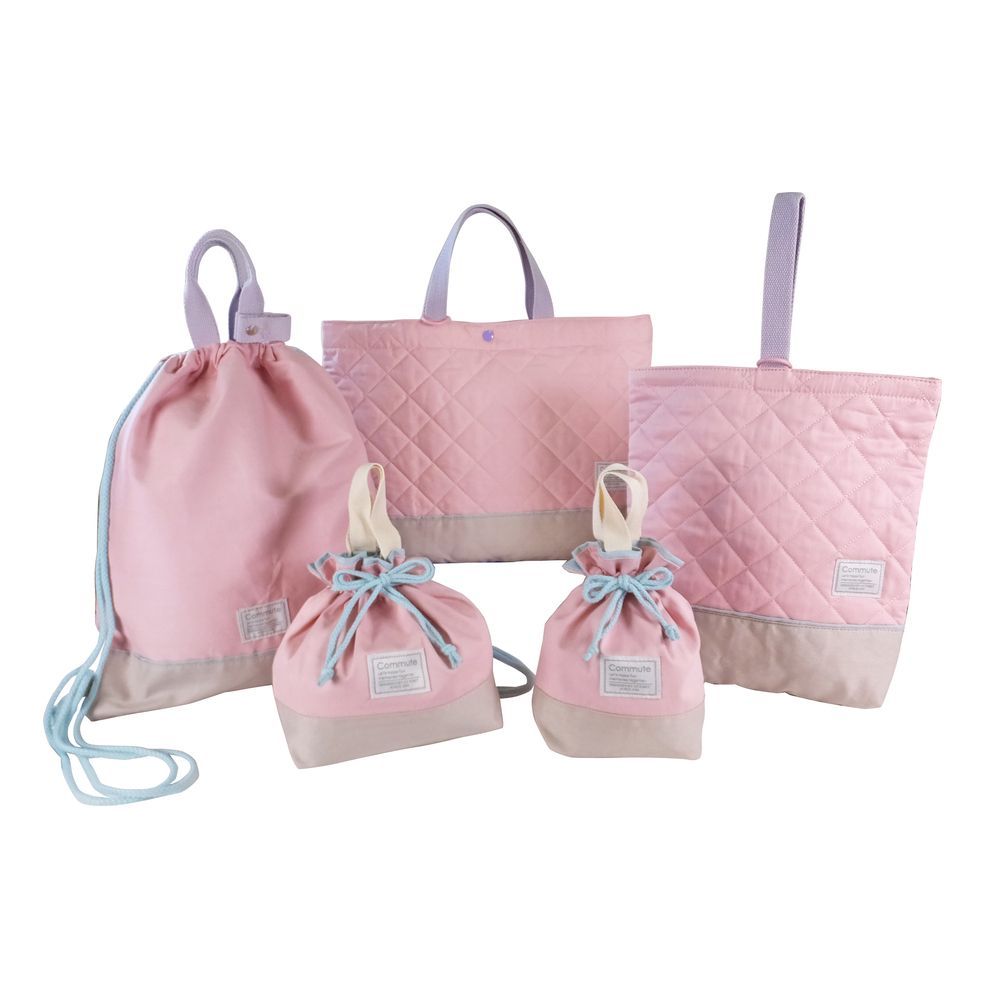 セ22　入園入学準備ピンクス　pinks手提げ　レッスンバック上履き入れ体操服袋 レッスンバッグ シューズバッグ セット 絵本バッグ 幼稚園