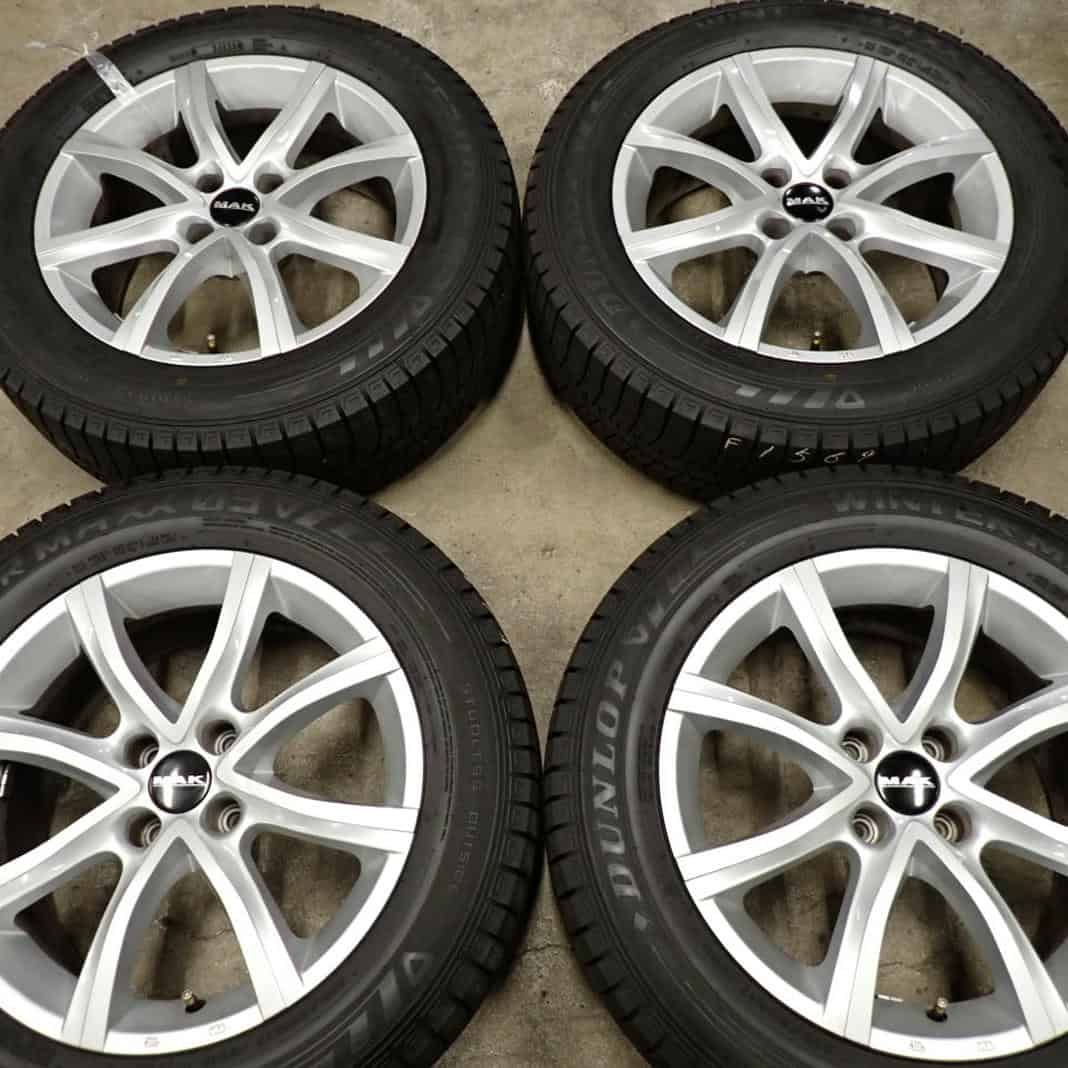 冬4本SET 215/60R17×7J 96Q ダンロップ WINTER MAXX WM03 2023年製  NO，F1569