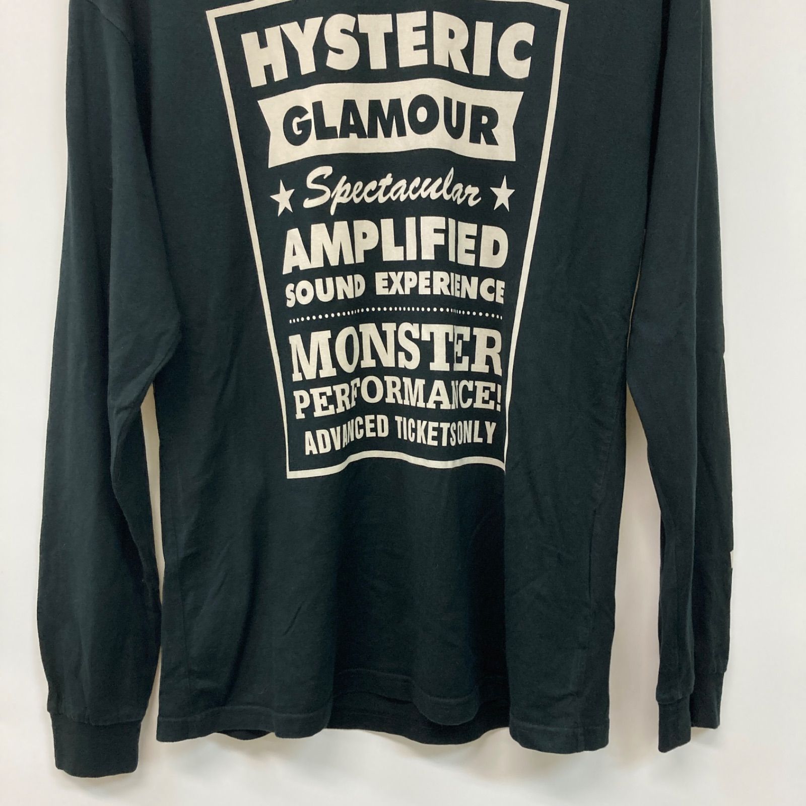 HYSTERIC GLAMOUR ブラック 長袖カットソー S ヒステリックグラマー