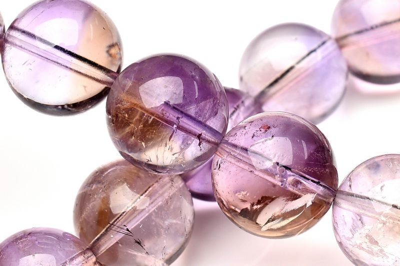 １点物 AAA バイ アメトリン 11.5mm ブレスレット パワーストーン 天然石 _U7344 NEXPOTALLINN_EU