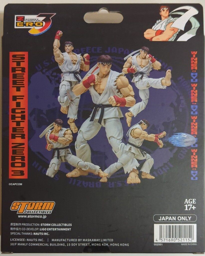 Storm Collectiblesストリートファイターリュウ1/12Arena Storm Collectibles 1/12 The Destined Warrior Ryu S F 5 In