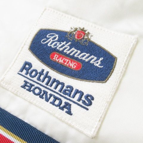 ホンダ ロスマンズ HONDA Rothmans 刺繍 バイクジャケットLサイズ ロスマンズ HRC MotoGPスレーシング ジャケット Rothmans x