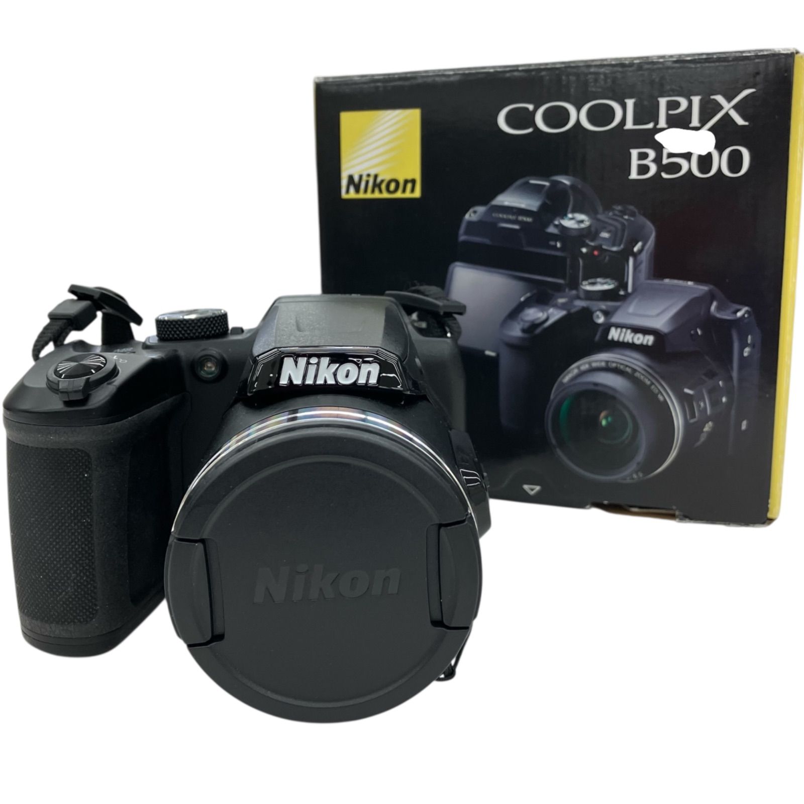 186000 現状品 デジタルカメラ Nikon ニコン COOLPIX B500 ブラック カメラケース付き