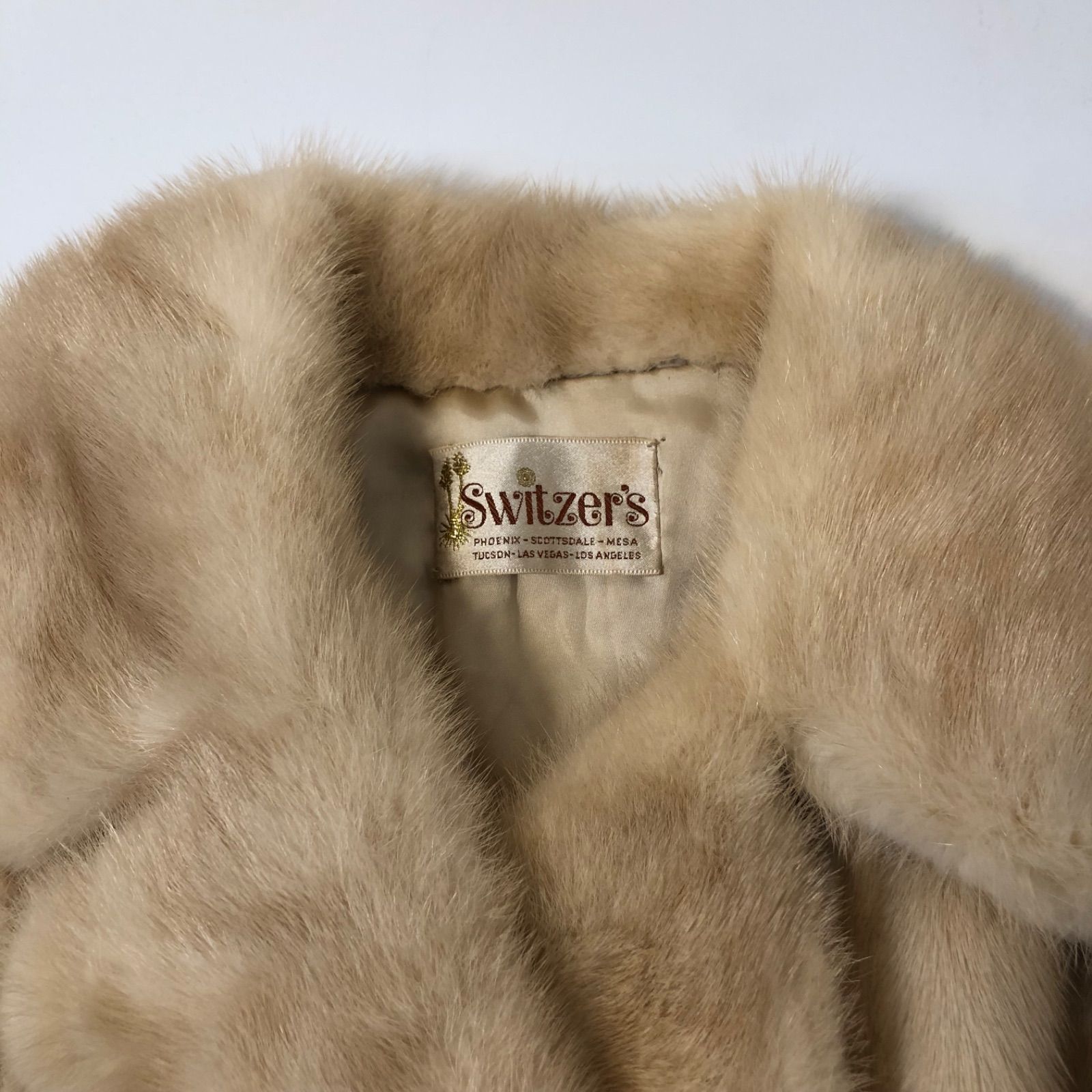 エンバ　毛皮コート　ラベンダーミンク EMBA エンバ ラベンダーミンク ロングコート ファーコート 毛皮