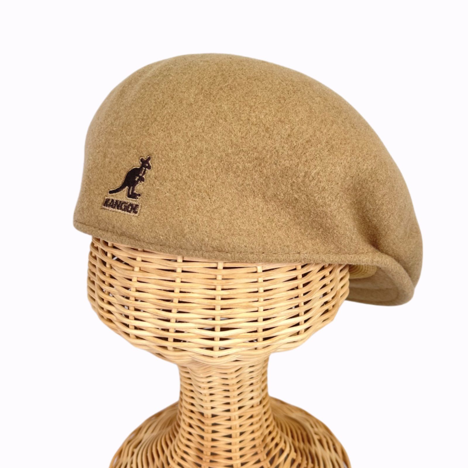 ファイナルセール KANGOL Wool 504 ウール素材 ハンチング キャメル色