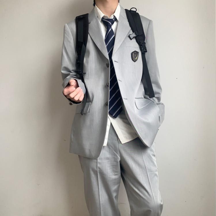 制服 ブレザー 男子 男の子 スーツ 入学式 スーツ卒業式 学生服 上下セット DK 男子高生 制服 ブレザー 学生服 スクールブレザー ジャケット  スラックス メンズ なんちゃって 制服 高校生 中#nin5965 - メルカリ