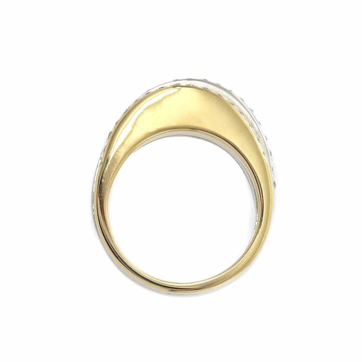 ポンテヴェキオ Ponte Vecchio 15号 リング ダイヤ 0.37ct K18 YG WG イエロー ホワイト ゴールド 750 指輪  Ring 90179941