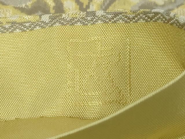 平和屋本店□最高級 人間国宝 北村武資 経錦 六通柄袋帯 七宝連珠紋