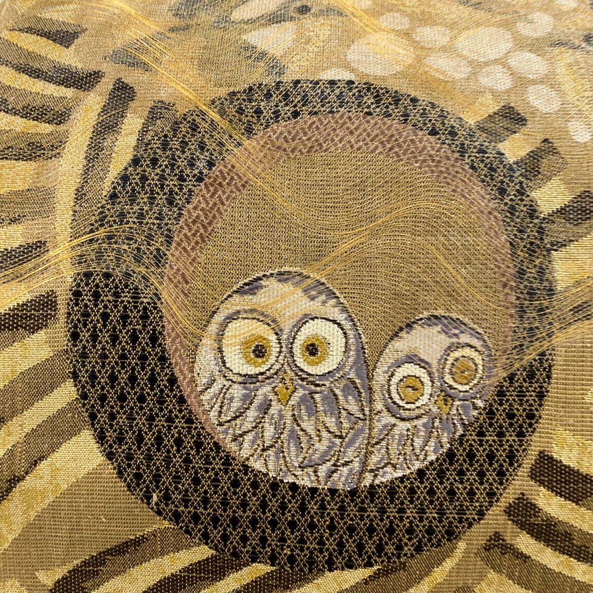 袋帯 逸品 お太鼓柄 正絹