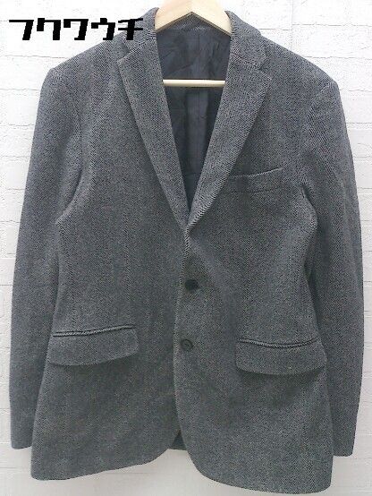 JOSEPH HOMME ジョゼフ オム ヘリンボーン 長袖 ジャケット 48サイズ グレー系 メンズ 【中古】 【1002798932593】