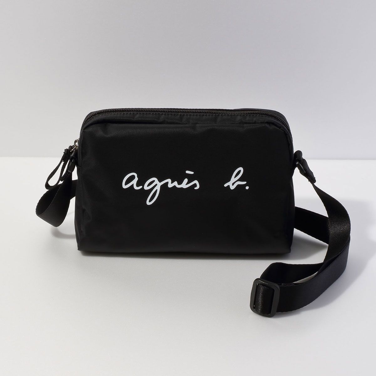 アニエスベー agnesb ショルダーバッグ OAS10M-02 <br> バッグ カバン サコッシュ レディース 小さめ ナイロン 肩掛け おしゃれ 軽量 ブランド 横型 斜めがけ プレゼント ギフト 大人