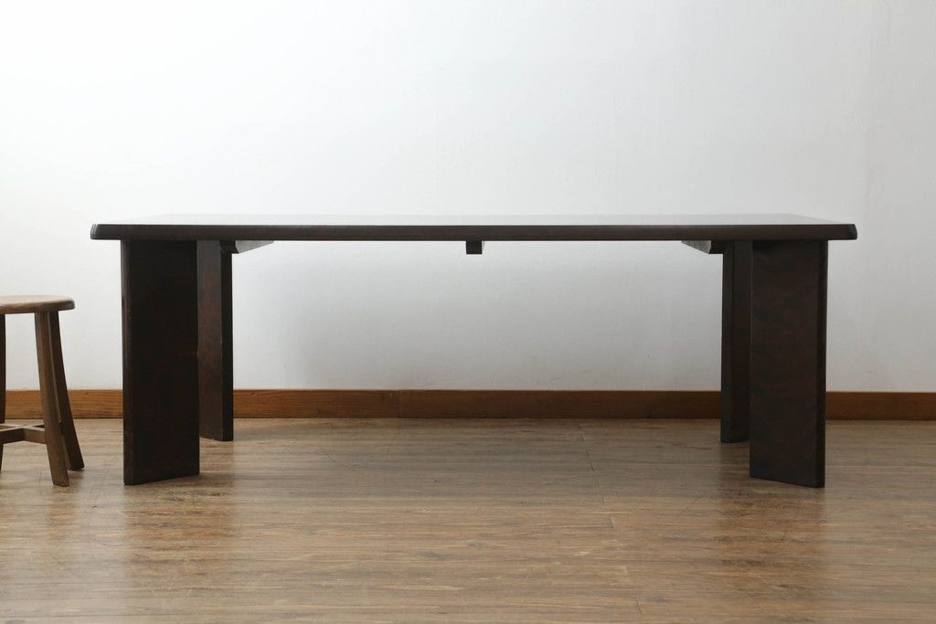 J-0030□ ウォールナット □694 ウォールナット ダイニング 座卓 ロー