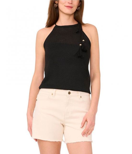 売れ筋商品|||ヴィンスカムート ニット&セーター アウター レディース Women's Halter-Neck Sleeveless Sweater Oxford Tan 送料無料】 ヴィンスカムート レディース ニット・セーター