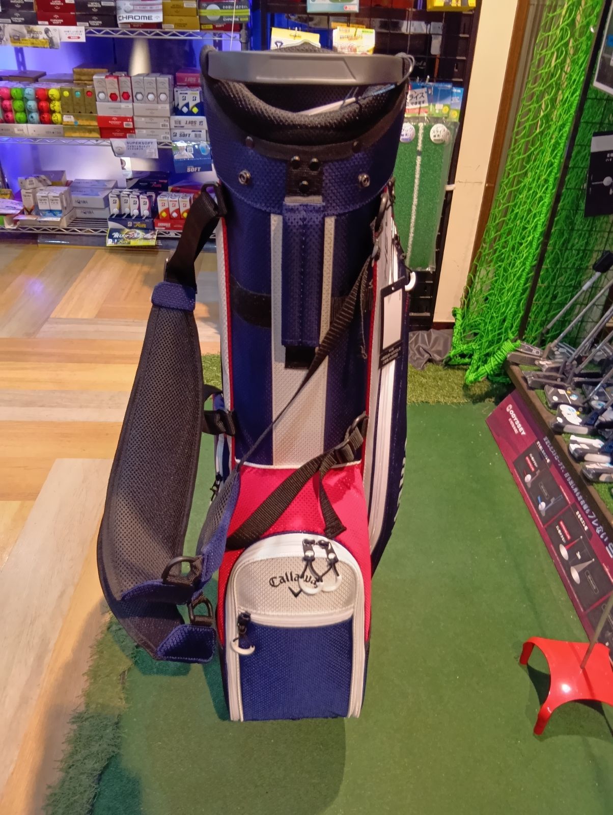 Callaway CHEV ゴルフバッグ レッド ブラック Callaway CHEV ゴルフバッグ レッド ブラック Callaway CHEV