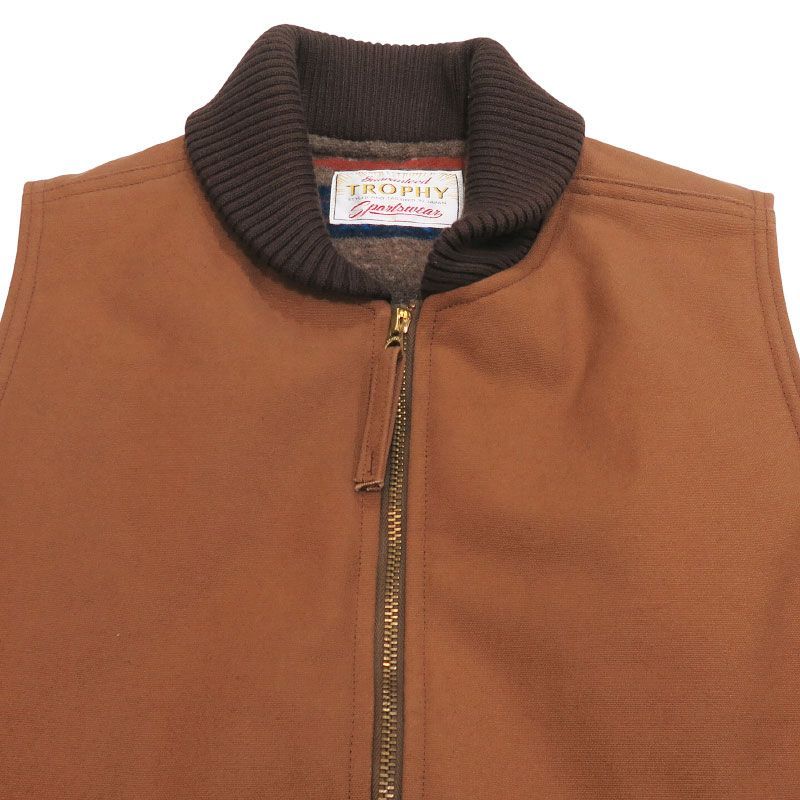 TROPHY CLOTHING トロフィークロージング OILED DUCK STORM VEST
