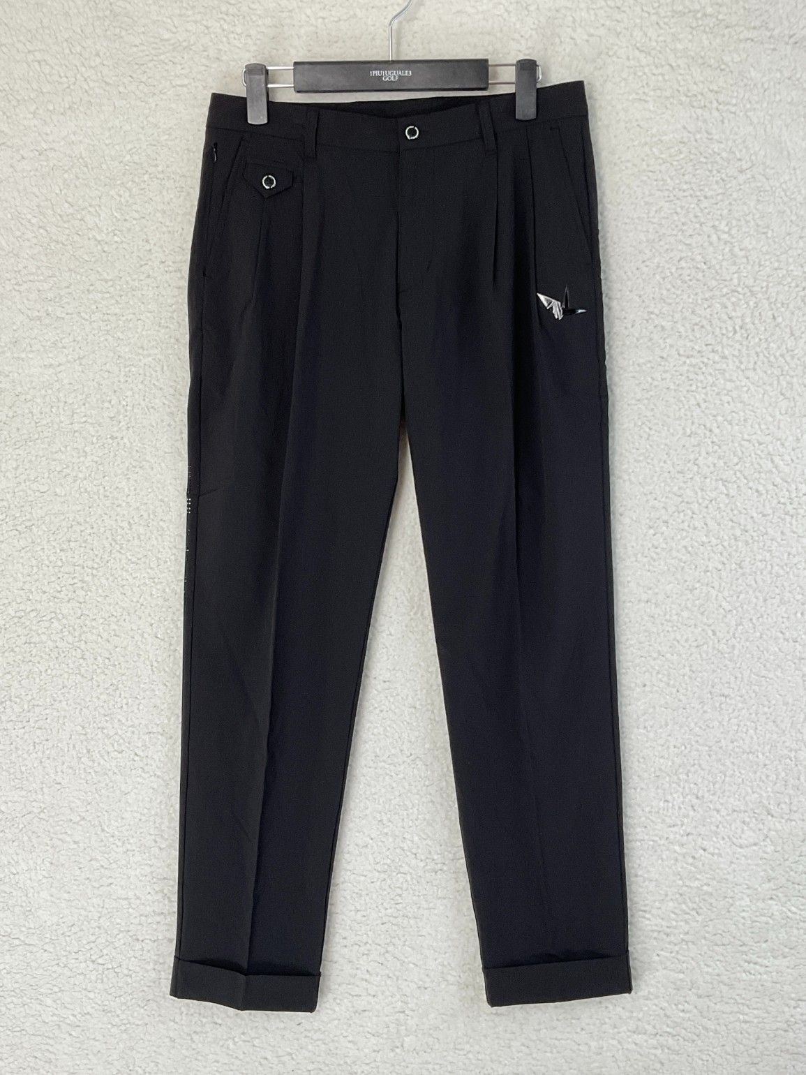 【未使用】1PIU1UGUALE3 GOLF ストレッチナイロンパンツ サイズ4 未使用 1PIU1UGUALE3 GOLF 4 ブラック LONG PANTS CLASSIC FIT