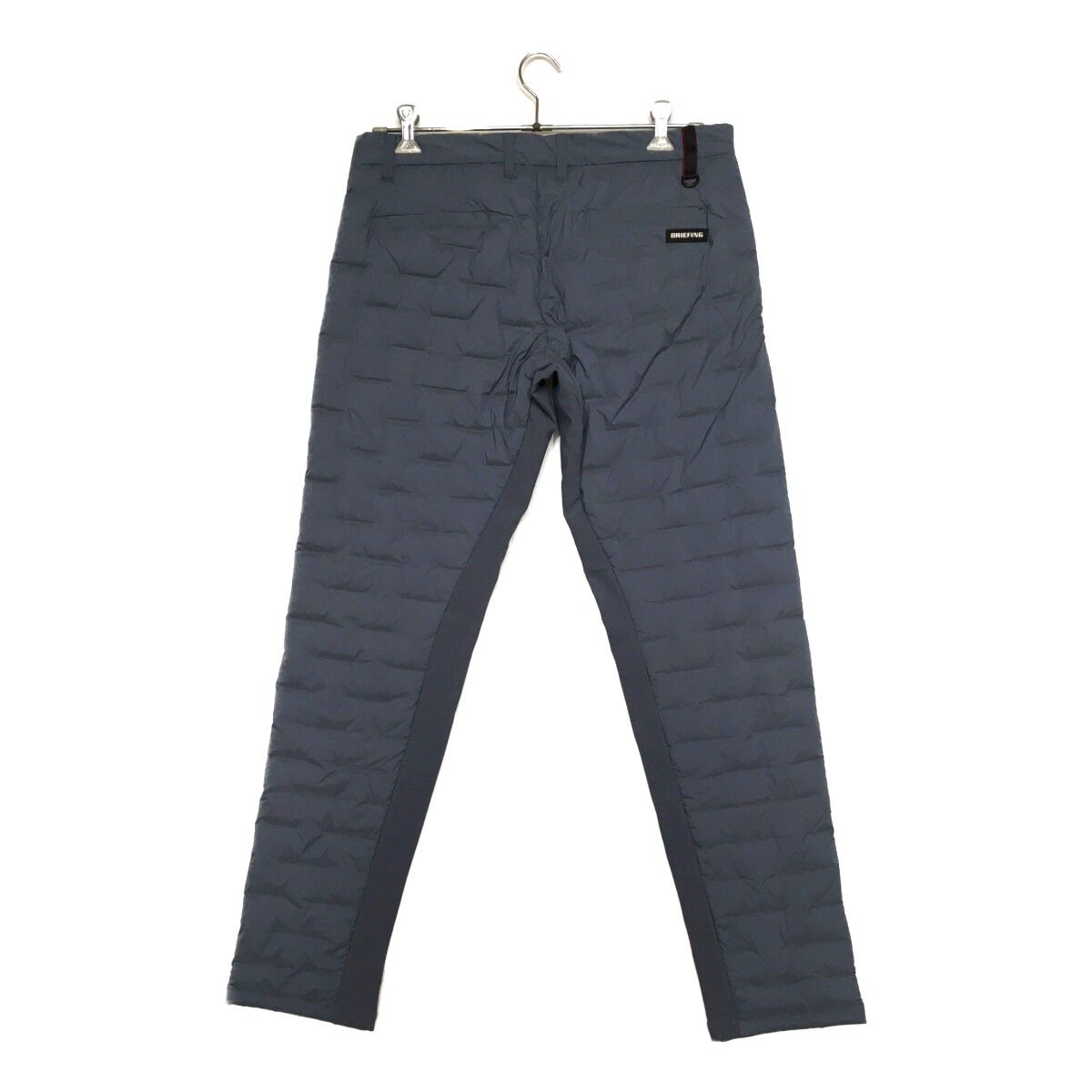 メンズ ブリーフィング BRIEFING パンツ L グレー ダウン入り 防寒