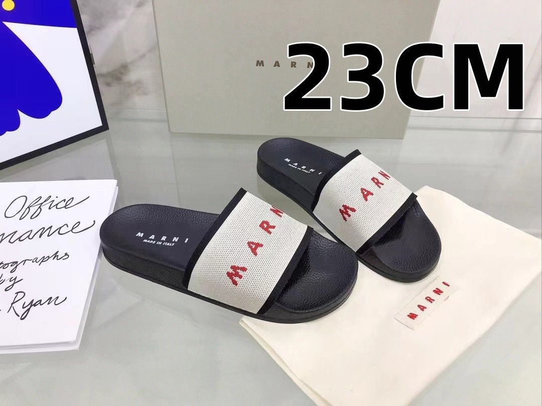 マルニ サンダル ホワイト マルチ メンズ MARNI 23CM - メルカリ