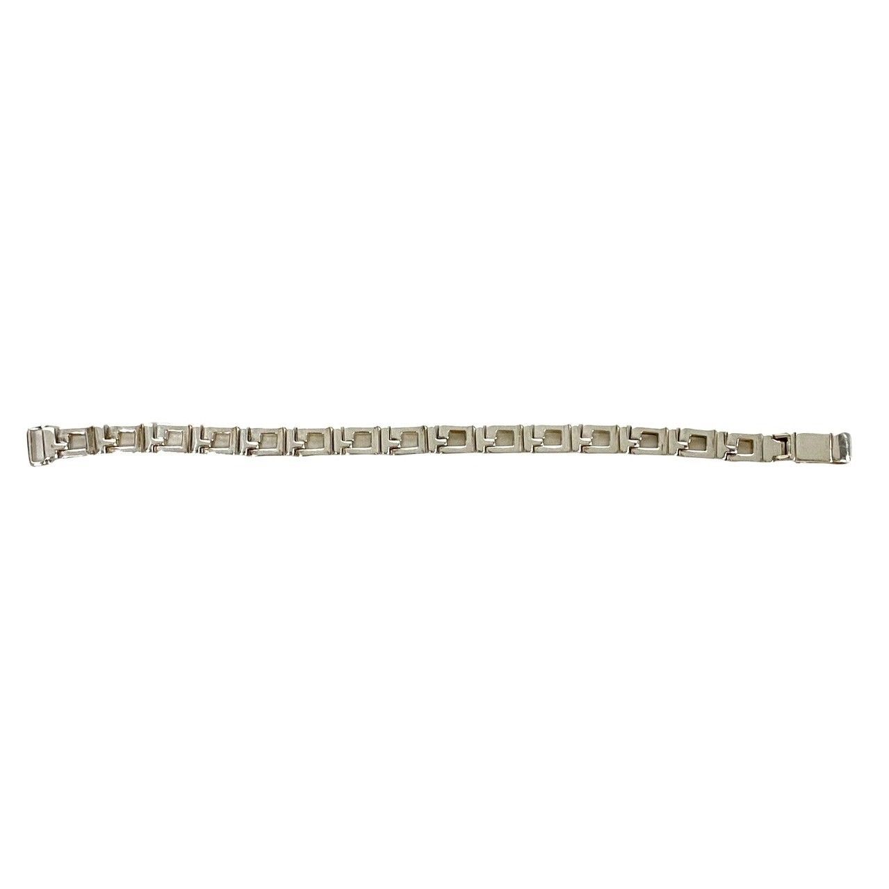 極 美品 袋付き GUCCI グッチ G シェイプリンク G ロゴ シルバー