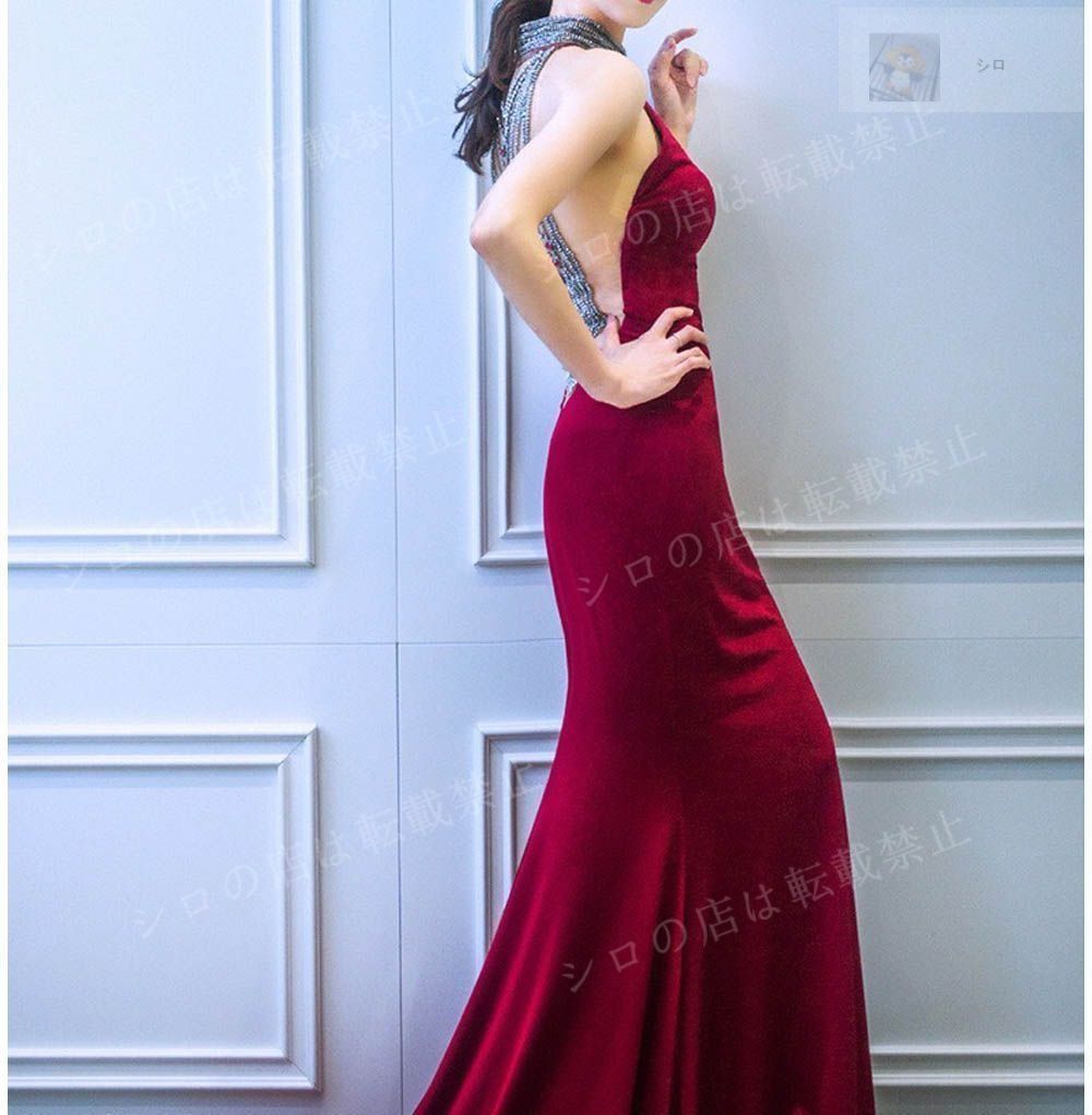 マーメイドロングドレス演奏会ステージ誕生日二次会パティーキャバ嬢