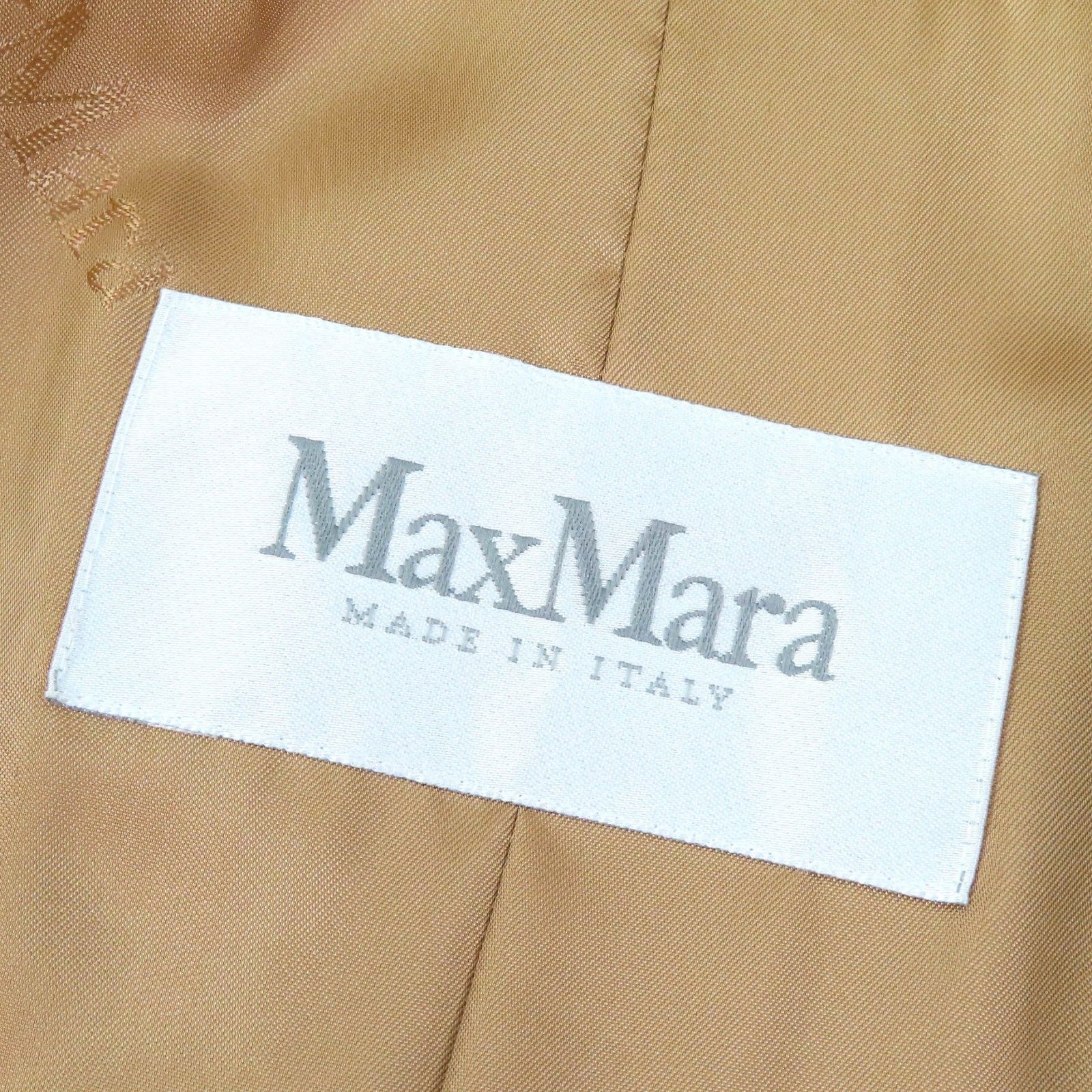 極美品△Max Mara マックスマーラ 白タグ ウール カシミヤ