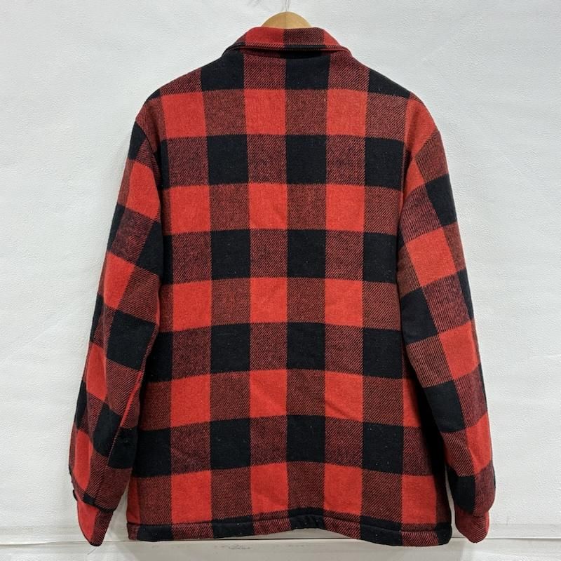 60's Sears デカ五角形TALON ブルー チェック ウールジャケット 60's Sears デカ五角形TALON ブルー チェック ウールジャケット