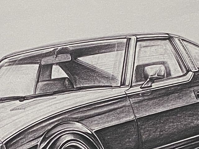 日産 ニッサン フェアレディ 130Z マンハッタン 鉛筆画 名車 旧