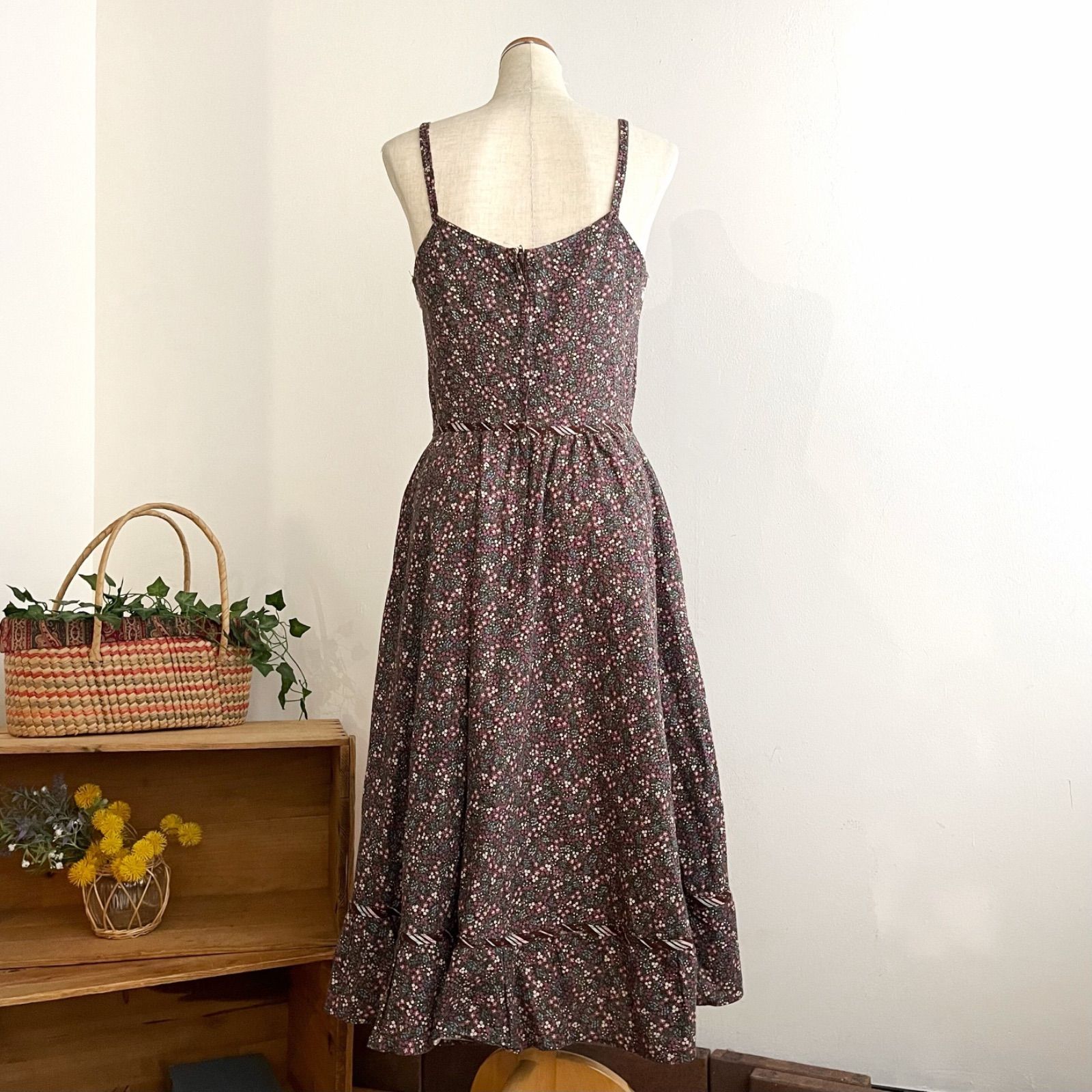 GUNNE SAX ガニーサックス 小花柄ワンピース 古着 ヴィンテージ