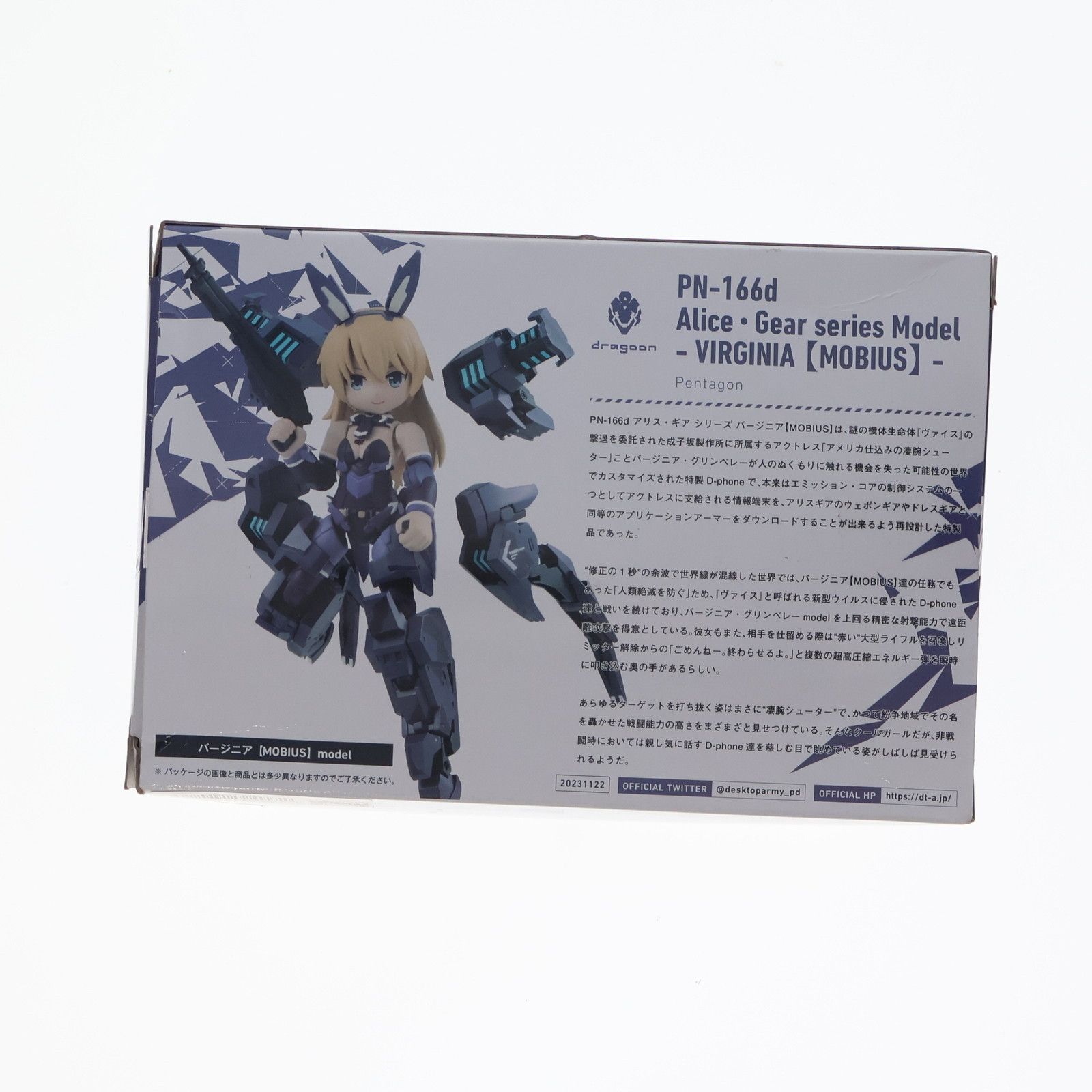 デスクトップアーミー バージニア MOBIUS アリス・ギア