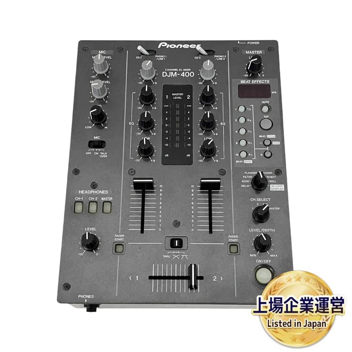 Pioneer DJM-400 DJミキサー 2009年製 音響機材 DJ機材 音響 パイオニア 2チャンネル ジャンク T9311336 - メルカリ