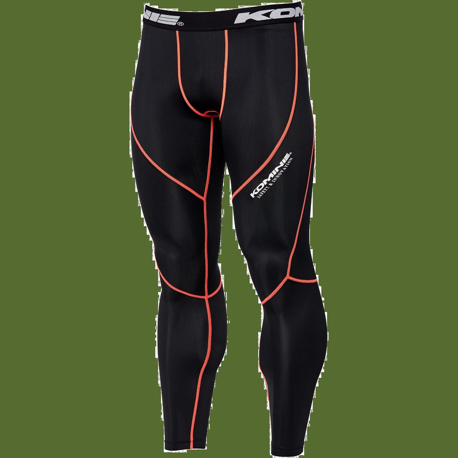 【特価商品】コミネ(KOMINE) バイク用 クールコンプレッションアンダーパンツ Black/Orange L PKL-123 夏秋向け