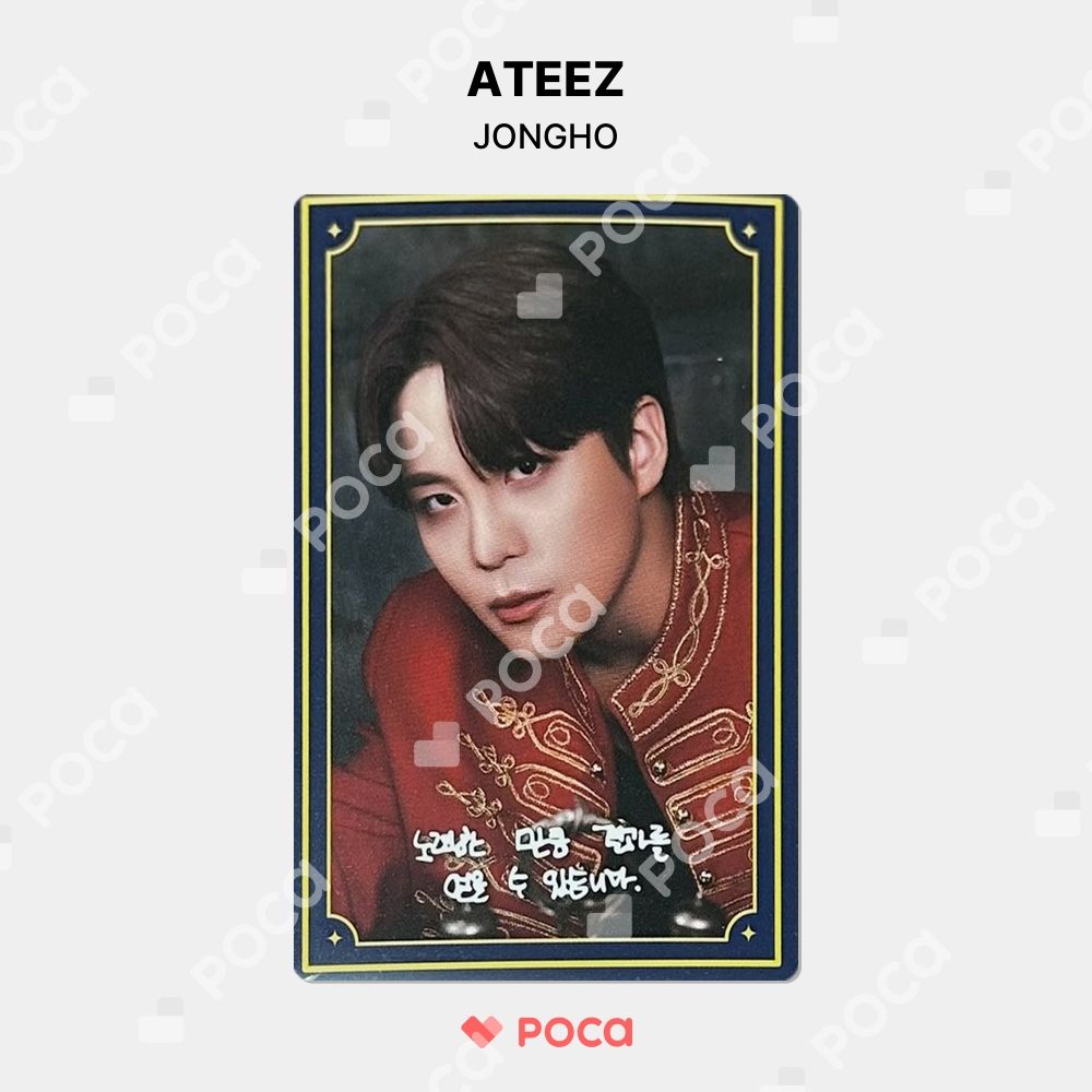 ateez ATEEZ ジョンホ 109賞 トレカ pop up ATEEZ ジョンホ トレカ THE WORLD EP.FIN : WILL POP-UP