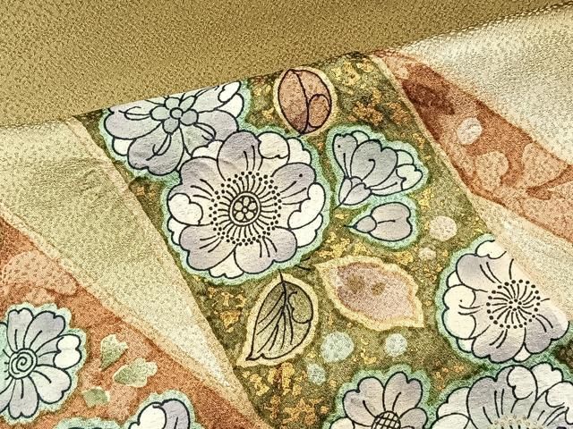 辻が花☆金彩 （平和屋着物□訪問着 絞り 辻が花 金彩 正絹 逸品