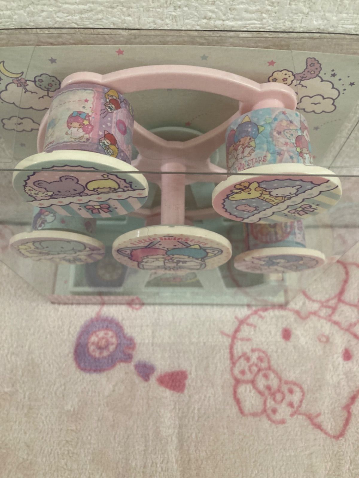 キキララ観覧車マスキングテープ LittleTwinStars/リトルツインスターズ・キキララ・ MASKING