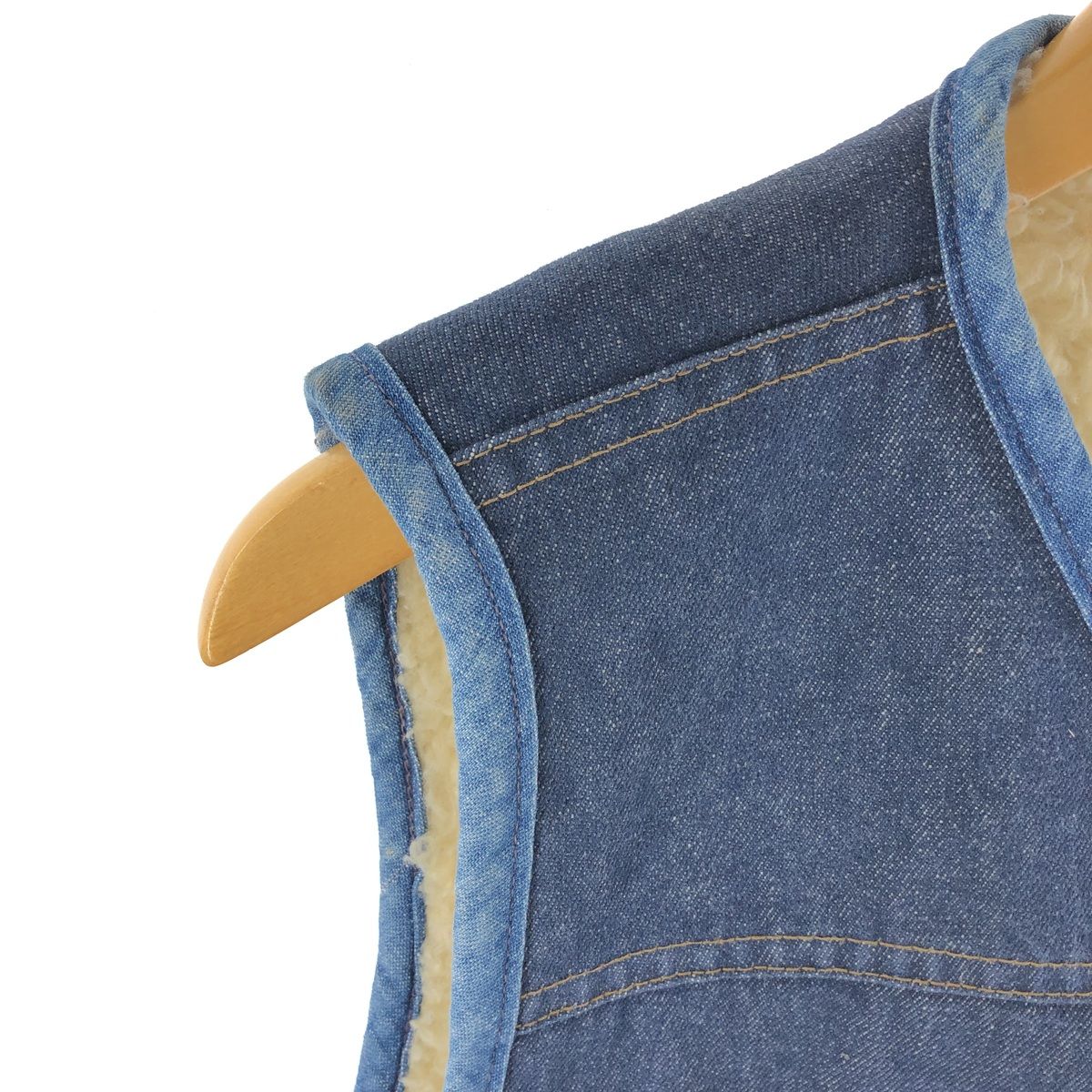 Carhartt 古着　デニムボアベスト 古着 70年代 カーハート Carhartt バットダイ デニムボアベスト
