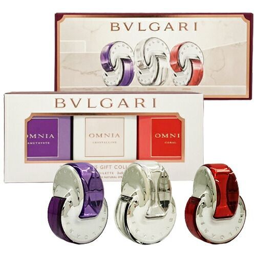 ブルガリ オムニア ギフトコレクション 15ml×3本セット ミニ香水 BVLGARI 香水・フレグランス [8426] ミニチュア 佐川急便 -  メルカリ