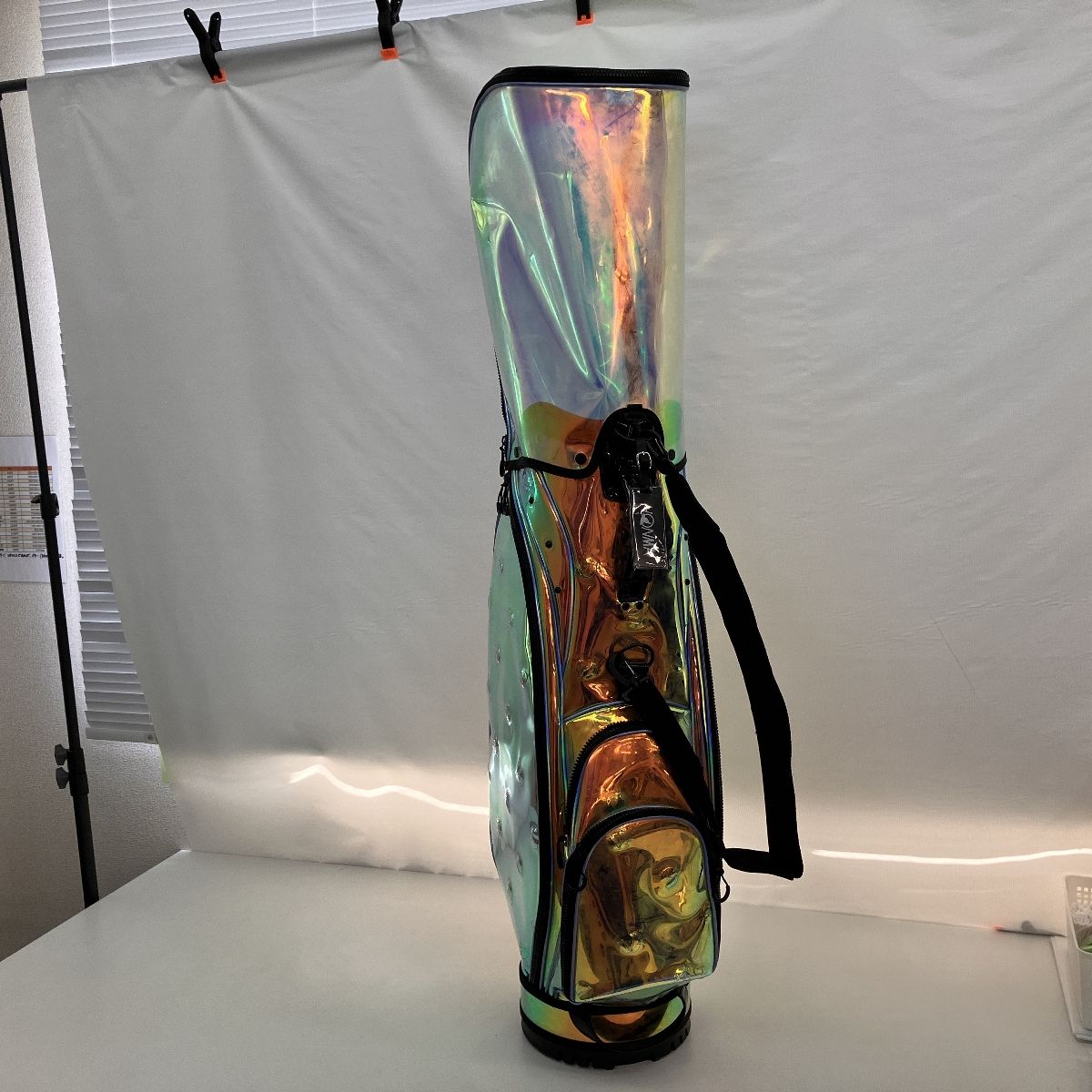【新品】本間ゴルフ スケルトン クリアキャディバッグ CB12060 HONMA ホンマ 本間ゴルフ スケルトン クリアキャディバッグ