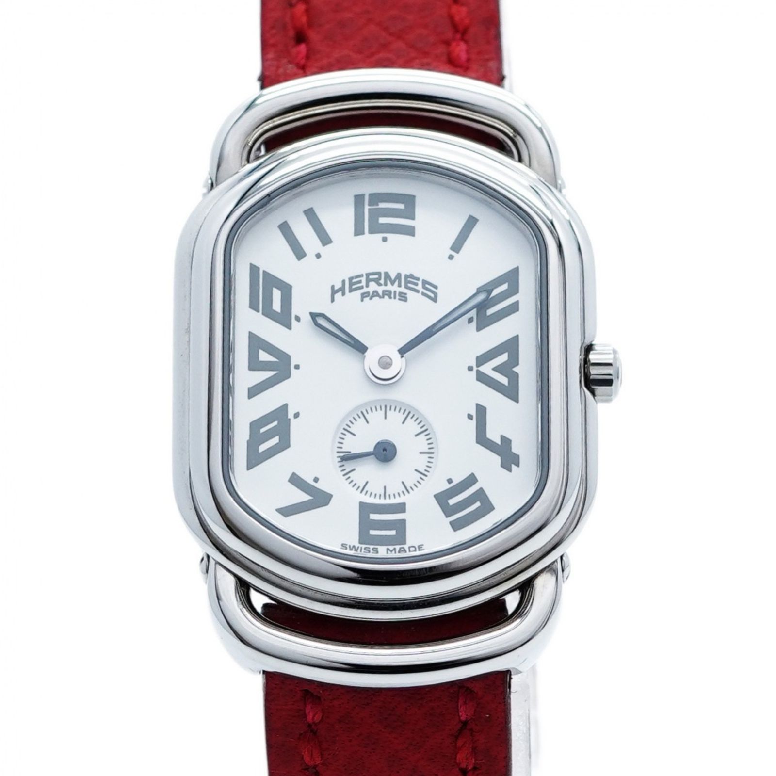 HERMES エルメス ラリー 腕時計 レディース ホワイト文字盤】 エルメス