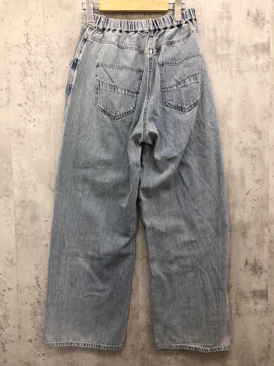 美品 BEARDSLEY ビアズリー ラップ風 デニムパンツ sizeF/ライト
