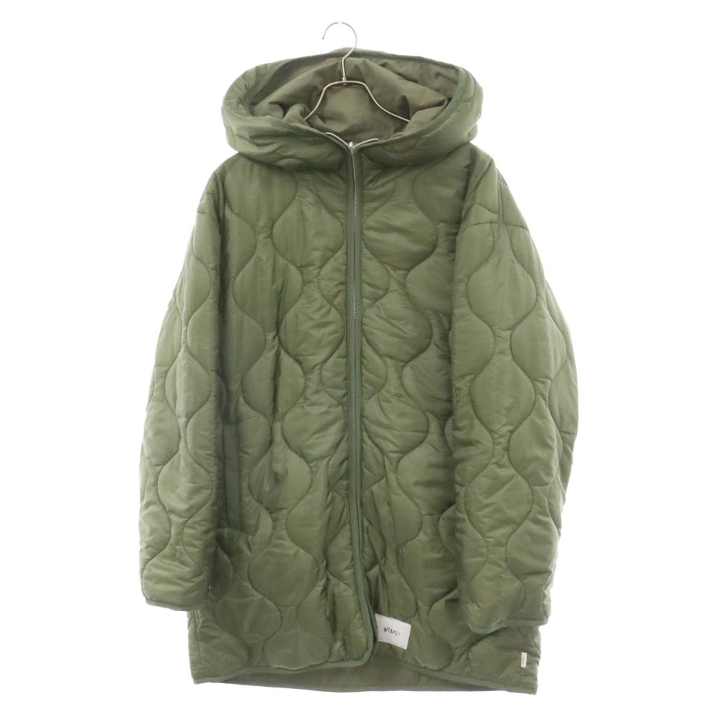 WTAPS ダブルタップス 20AW WTAPS S/S JACKET NYLON RIPSTOP 202TQDT-JKM04 リバーシブル キルティングナイロンジャケット ロングジャケット カーキ WTAPS (ダブルタップス) 20AW WTAPS S/S JACKET NYLON RIPSTOP 202TQDT